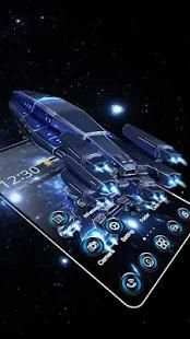 3D Galaxy Spaceship Theme screenshot 2