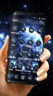 3D Galaxy Spaceship Theme screenshot 3