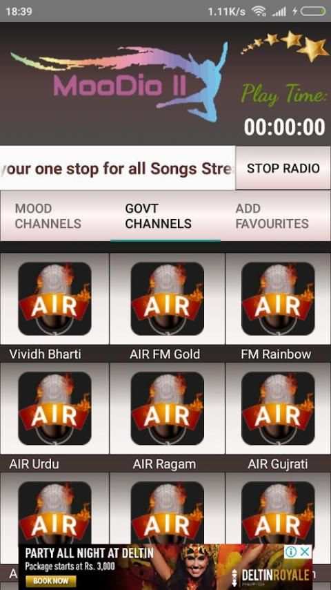 Moodio II : Radio Streaming , Music For Every Mood screenshot 4
