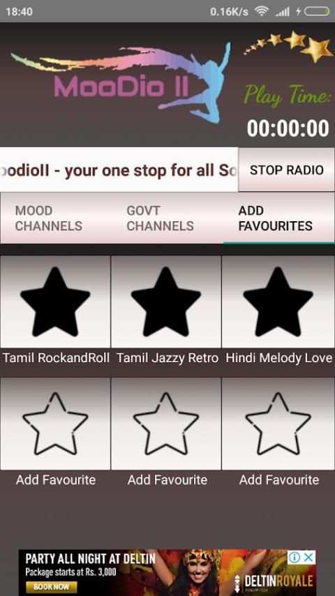 Moodio II : Radio Streaming , Music For Every Mood screenshot 3