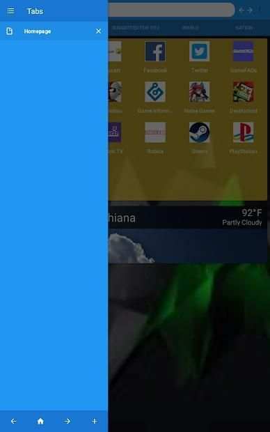 Gaming Browser screenshot 1