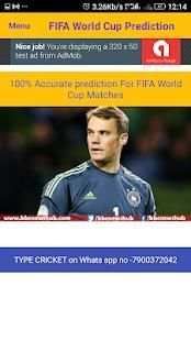 FIFA World Cup Prediction screenshot 3