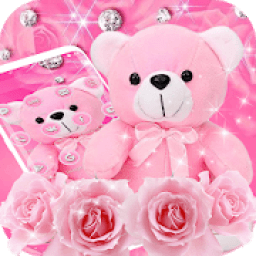 Pink Diamond Teddy Bear Theme आइकन