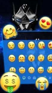 Blue Tech Robot keyboard स्क्रीनशॉट 1