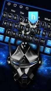 Blue Tech Robot keyboard स्क्रीनशॉट 3