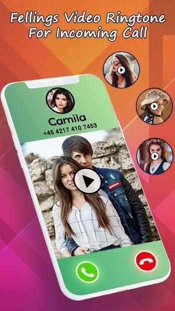 Feeling Video Ringtone for Incoming Call स्क्रीनशॉट 4