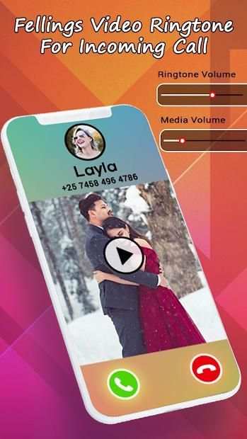 Feeling Video Ringtone for Incoming Call स्क्रीनशॉट 5