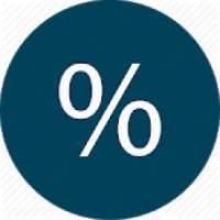 Percentage calculator on 9Apps