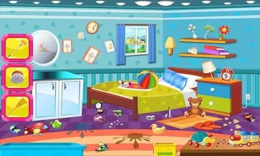 Messy House Cleaning Game - Rooms Clean up screenshot 3