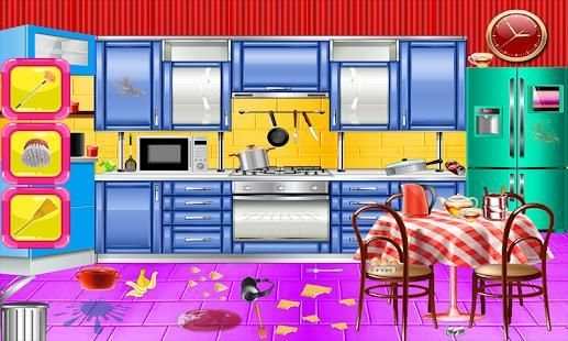 Messy House Cleaning Game - Rooms Clean up screenshot 2