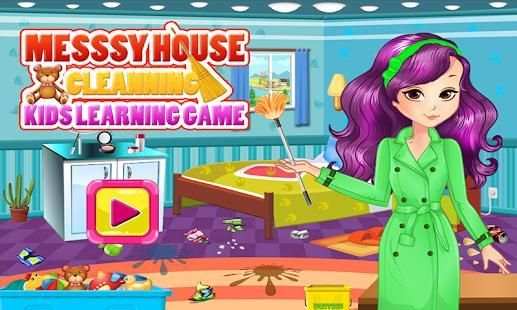 Messy House Cleaning Game - Rooms Clean up screenshot 5
