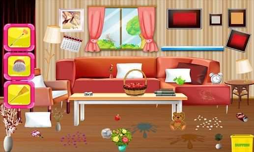 Messy House Cleaning Game - Rooms Clean up screenshot 4