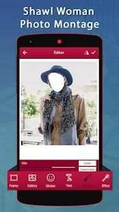 Shawl Woman Photo Montage screenshot 3