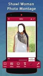Shawl Woman Photo Montage screenshot 2