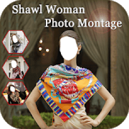 ikon Shawl Woman Photo Montage
