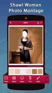 Shawl Woman Photo Montage screenshot 1