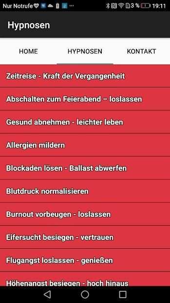 Hypnose-Zukunftsspuren screenshot 3