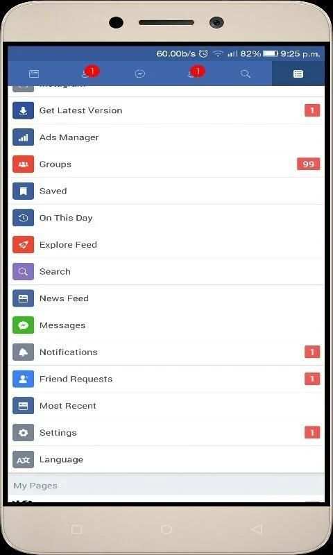 Mini Facebook lite+ screenshot 3
