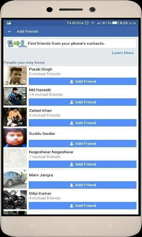 Mini Facebook lite+ screenshot 1