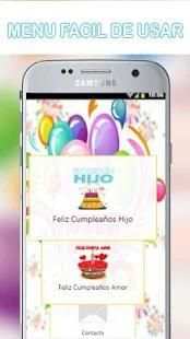 Feliz Cumpleaños Hijo 5 تصوير الشاشة