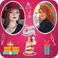 Birthday Dual Photo Frames on 9Apps