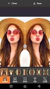 Sweet Camera, Face Filter, Selfie Editor, collage screenshot 2