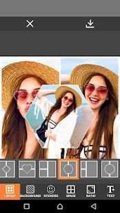 Sweet Camera, Face Filter, Selfie Editor, collage screenshot 3