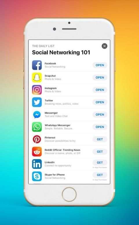 ALL social networks 2018 in one app screenshot 1