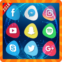 ALL social networks 2018 in one app icon