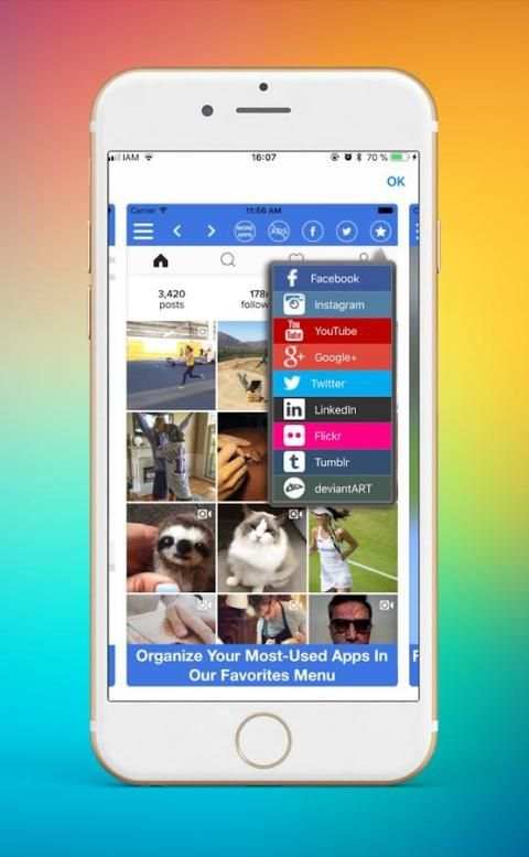 ALL social networks 2018 in one app screenshot 3