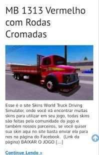 Skins World Truck Driving Simulator - WTDS screenshot 2