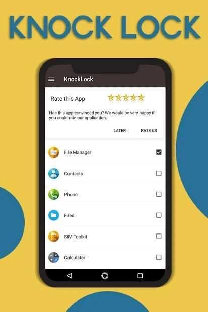 Knock Lock - AppLock स्क्रीनशॉट 3