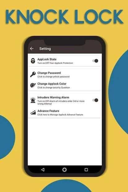 Knock Lock - AppLock screenshot 1