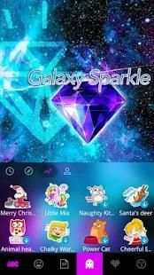 Galaxy Sparkle Emoji Keyboard screenshot 3