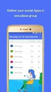 Messenger for All Social Networks screenshot 1