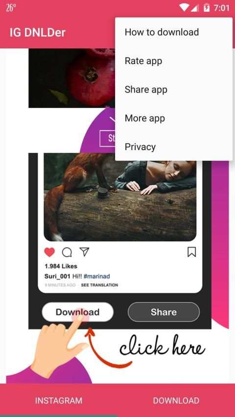Video & Photo Downloader for Instagram screenshot 2