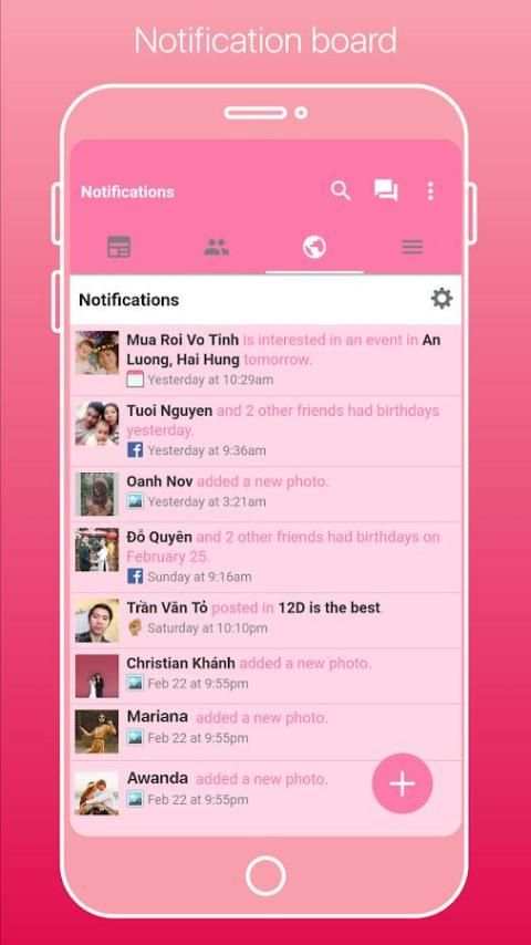 Lite for Facebook: Free Theme, Emoji, GIF FB Lite screenshot 10