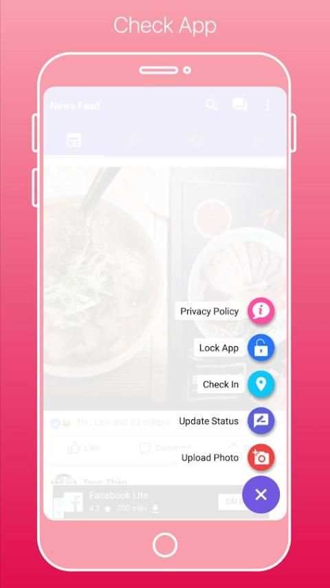 Lite for Facebook: Free Theme, Emoji, GIF FB Lite screenshot 4