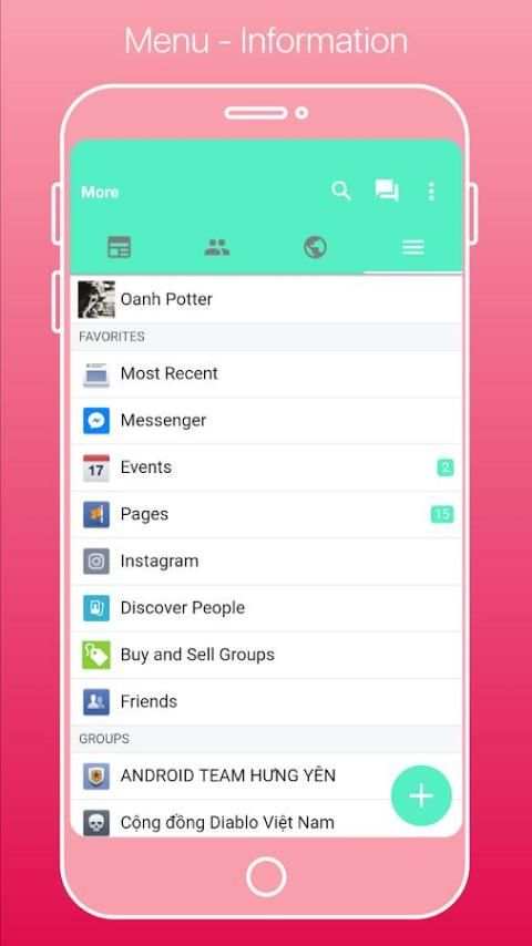 Lite for Facebook: Free Theme, Emoji, GIF FB Lite screenshot 5