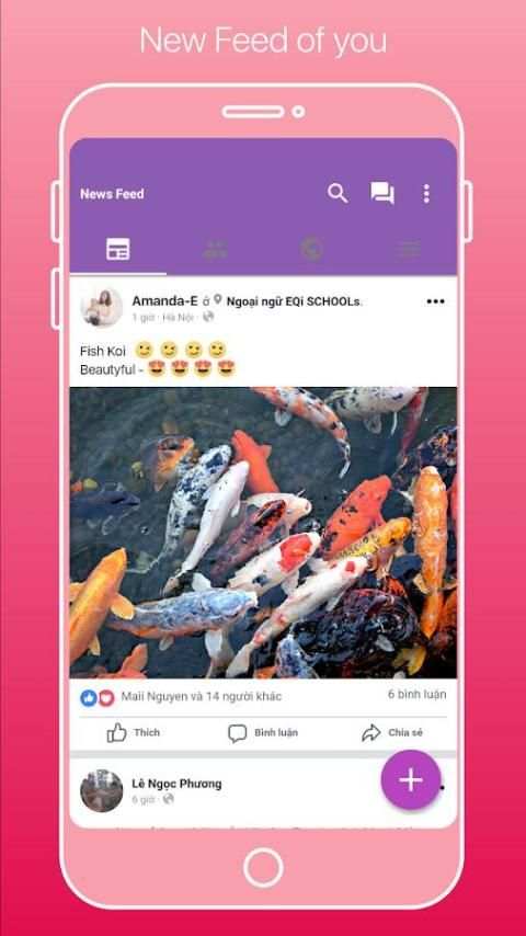 Lite for Facebook: Free Theme, Emoji, GIF FB Lite screenshot 3