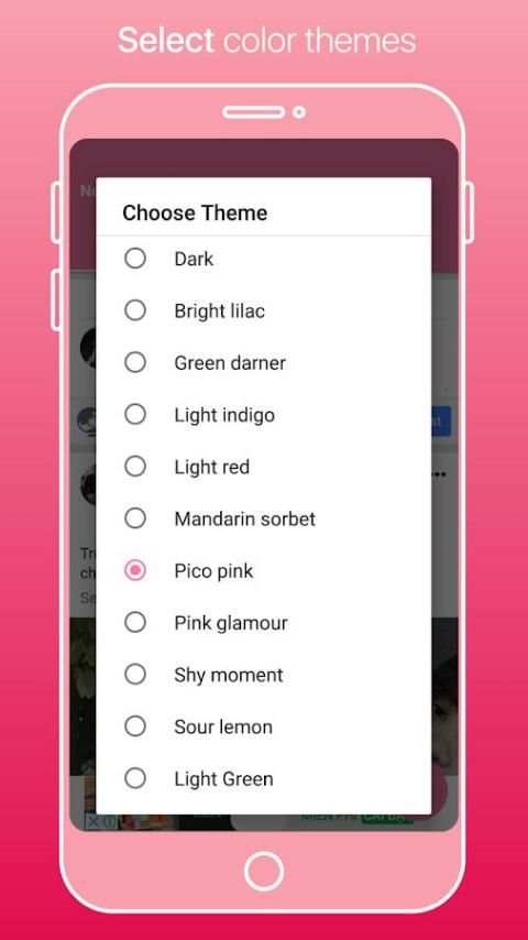 Lite for Facebook: Free Theme, Emoji, GIF FB Lite screenshot 2