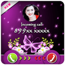 ikon Color Screen theme and Flash Light on Call and SMS