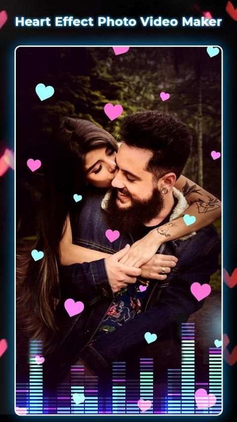 Heart Effect Photo Video Maker स्क्रीनशॉट 4