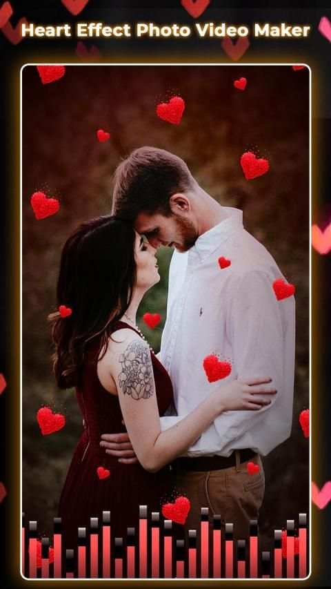 Heart Effect Photo Video Maker स्क्रीनशॉट 3