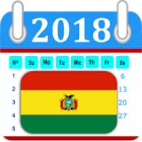 Bolivia 2018 Calendar-Holiday on 9Apps