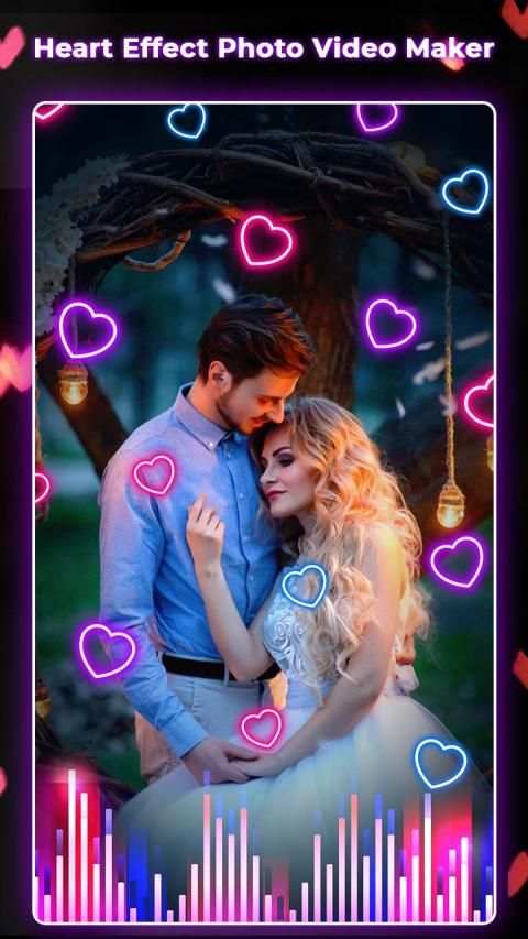 Heart Effect Photo Video Maker स्क्रीनशॉट 2