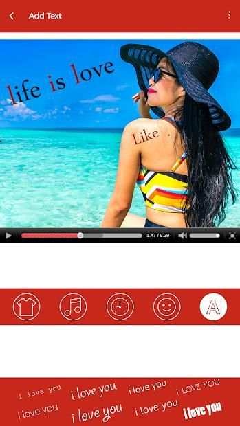 Song Video Maker - Music Video Maker स्क्रीनशॉट 1