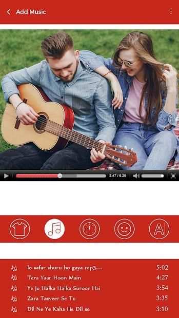 Song Video Maker - Music Video Maker स्क्रीनशॉट 4