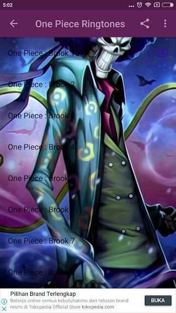 One Piece Ringtones: Brook Version screenshot 2