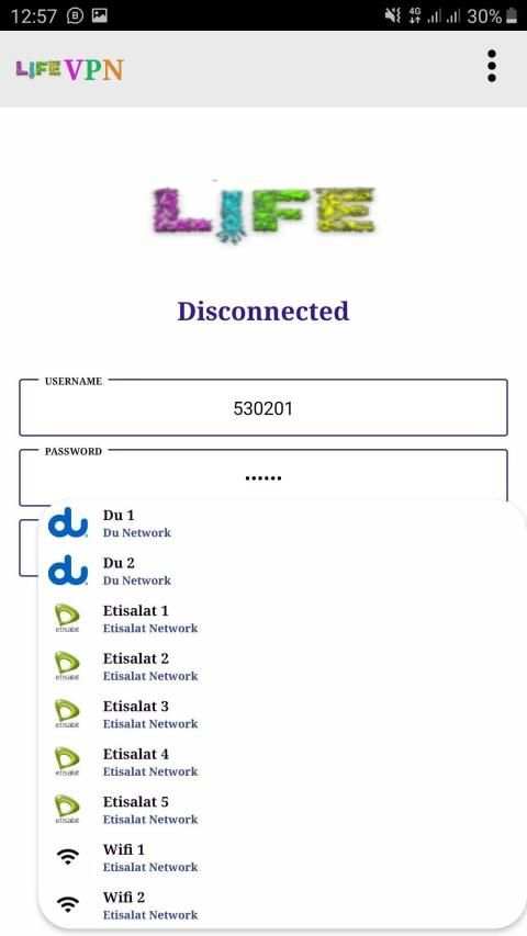 Life VPN स्क्रीनशॉट 1
